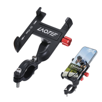 LAOTIE Universele fiets telefoonhouder Vier hoeken schokbestendig Vrije rotatie 4.0