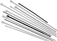LAPP 61831047 61831047 Kabelbinder 290 mm 3.60 Mm Zwart UV bestendig 100 stuk(s)