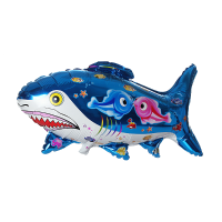 Large Aluminum Foil Shark Balloon Animal Balloons Birthday Wedding Party Decoration