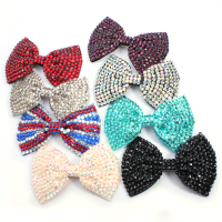 Large Shining Crystal Diamond Bowknot Hairpin Hair Accessories