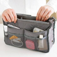 Large Travel Toiletry Organizer Storage Bag Wash Cosmetic Bag Makeup Storage Case Bathroom Mesh