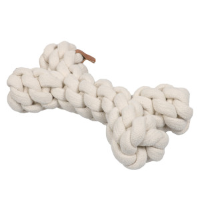 Dente flostouw voor de hond Zwart 19 cm
