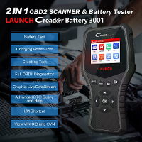 LAUNCH 431 CRB3001 Car Battery Tester OBD OBD2 Scanner Auto 12V Battery Diagnostic Tools Free Update PK CR3008 BST360