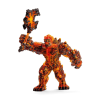 Lava Golem met wapen