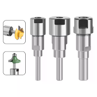 Lavie 1/4 Inch 1/2 Inch 6mm 8mm 12mm Router Collet Uitbreiding Chuck Adapter Frees Cutter Chuck Extender Stang Houtbewer