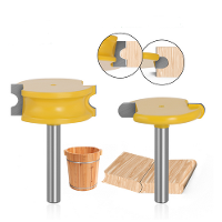 2PCS Kano Fluit en Kraal Router Bit Set Precisie Snijgereedschap Ideaal voor Decoratieve Randen Langdurige Prestaties 1/