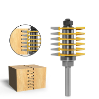 LAVIE Carbide Vingerfrees 1/2 Inch / 8MM / 12MM Shank Duurzaam Roestbestendig Houtbewerkingsgereedschap voor Precies Fre