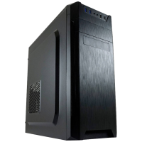 LC Power 7040B Midi tower PC behuizing Zwart Zijvenster