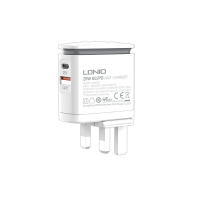 LDNIO 25W PD 18W QC3.0 Wandoplader met nachtlampje voor Samsung Galaxy S22 Galaxy Note 20 voor iPhone 13 13 Mini 13 Pro
