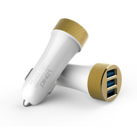 Ldnio Dl C50 3 Port 5v 5.1A Usb Car Charger For Phone/tablet