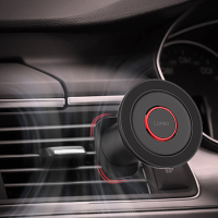 LDNIO Magnetic Car Phone Holder with Hook Car Air Vent Mount Bracket for iPhone 15 Pro Max for Huawei Mate60 Pro for Xia