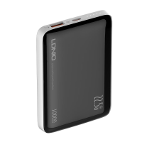 LDNIO PQ25 22,5W 38,5Wh 10000mAh Kracht Bank Externe Batterij Voeding met 1 Input & 2 Uitvoers Ondersteuning voor PD QC