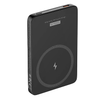 LDNIO PQ28 Magnetische Draadloze Powerbank 20W 19,25Wh 5000mAh Externe Accu Voedingsbron met 1 Ingang & 2 Uitgangen Onde
