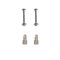 2PCS LDRC 1802 1803 A01 A02 1/18 RC Auto Geüpgrade Onderdelen Metalen Aandrijfas Voertuigen Modellen Reserve Accessoires