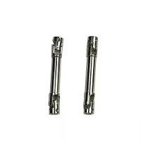 2PCS LDRC 18401 18499 1/18 Rock Crawler RC Auto Onderdelen Metaal Aandrijfas Voertuigen Modellen Reserveaccessoires