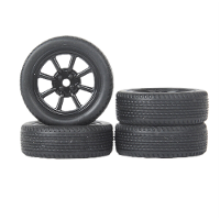 4PCS LDRC A86 A86P 1/18 reserveonderdelen voor RC auto's Vervanging Wielen 4mm Hex LA0017 Drift Voertuigen Modellen Onde