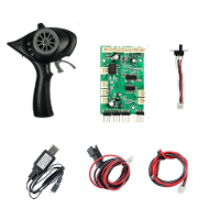 LDRC 1201 P06 1/12 RC Auto Reserve Zender Ontvanger Board USB Kabel Set Drift Voertuigen Modellen Onderdelen Accessoires