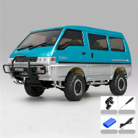 LDRC 1296 RTR 1/12 2.4G 4WD voor Mitsubishi Delica L300 1986 RC Auto Dual Speed Mechanische Versnelling Klassieke Off Ro