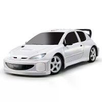 LDRC 2802 7.4V 2s Batterij 206 RTR 1/28 2.4G 4WD RC Auto Drift LED Licht On Road Volledig Proportioneel Racing Voertuige