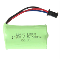 LDRC A86 A86P 1/18 RC Auto Reserveonderdeel 7.4V 500mAh 2S Li ion Batterij SM Plug LA0001 Drift Voertuigen Modellen Onde