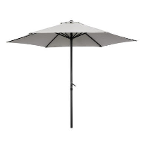 Parasol Blanca   ecru   Ø250 cm   Leen Bakker