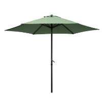 Parasol Blanca   groen   Ø250 cm   Leen Bakker