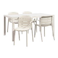Tuinset Savoie Nice   zand   5 delig   160 cm   Leen Bakker