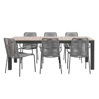 Tuinset Tarn Isola   antraciet   7 delig   215 cm   Leen Bakker