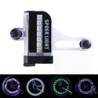 LEADBIKE 14 RGB DIY LED Fiets Wieldlicht Oplaadbare Fietswaarschuwingslichten Waterdichte LED Neon Fietsbandlicht voor F