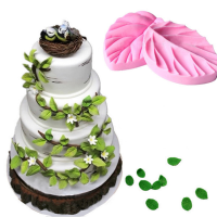 Leaf Texture Fondant Cake Mold Fondant Decoration Cake Chocolate Mould Bakeware Cake Tool