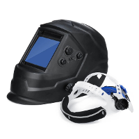 Grote weergave 4 boogsensor DIN5 DIN13 TIG MIG MMA lasmaskerhelm Zonne energie Automatisch verduisterend lascap voor las