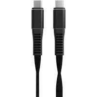 Leba Innovation NCABLE LE UC UC 1.2M USB laadkabel USB C stekker, USB C stekker 1.20 M Zwart Gesleeved