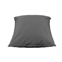 Lebel loungekussen   antraciet   100x150 cm   Leen Bakker