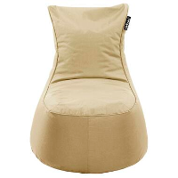 Lebel loungestoel mini   zand   65x52x52 cm   Leen Bakker
