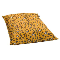 Lebel zitzak Leopard   oker   100x150 cm   Leen Bakker