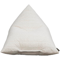 Lebel zitzak Twisted Teddy   beige   100x145 cm   Leen Bakker