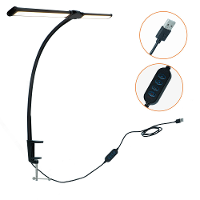 LED bureaulamp 10 helderheidsniveaus dimbaar 3 kleurtemperaturen Oogbescherming Studie Werk Leeslamp Oogvriendelijk Comp