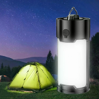 LED Campinglantaarn Oplaadbaar Ingebouwde 18650 Batterij Draagbare Tentlamp Buitenshuis Waterdichte Kampeernoodverlichti