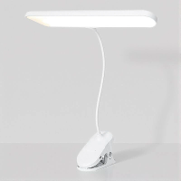 LED Clip On Bureau Lamp 4000mAh Accu Oplaadbaar 3 Kleuren Temperatuur Dimbaar Flexibele Ganshals USB Voeding
