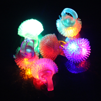 Led Color Change Flashing Jelly Soft Ring Wedding Halloween Party