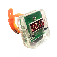 LED Digitale Weergave Elektronische Horloge DIY Kit Willekeurige Kleur Siliconen Band voor STEM Leren