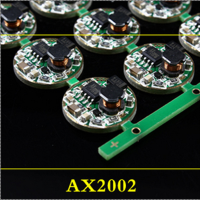 Led Flashlight Accessories Anti Reverse Driver Board Ax2002 1pcs