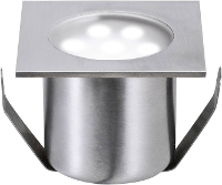 Led Inbouw Buitenlamp Basisset 2.4 W Paulmann 98870 Rvs