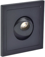 Led Inbouwlamp Zwart Slv 146210