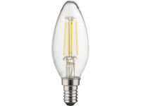 Mã¼ller Licht Led Lamp E14 Kaars 4 W = 40 W Warmwit Energielabel: A++ Filament / Retro Led 1 Stuks