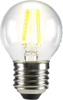 Led Lamp E27 Kogel 3 W = 28 W Warmwit Filament / Retro Led Sygonix 1 Stuks