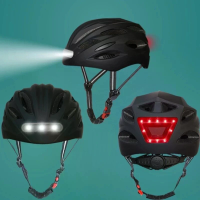 LED lamp fiets helm met LED achterlicht, integraal gevormde outdoor sport rijden fiets motorfietsuitrusting