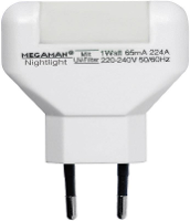 Megaman MM001 MM001 LED nachtlamp Rechthoekig LED Warmwit Wit
