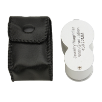 Led Magnifier Eye Glass Loupe Uv Detector Currency Identifying