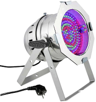 Led Par Schijnwerper Cameo Par 64 Can Rgb 10 Ps Aantal Leds: 183 X Zilver
